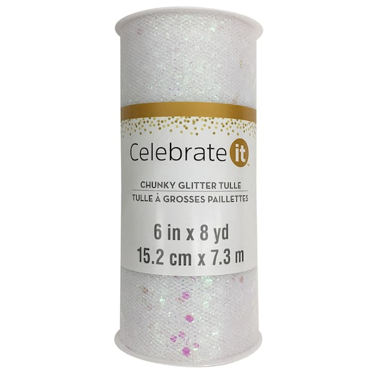 Chunky Glitter Tulle by Celebrate It™